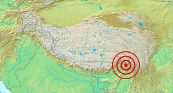 assam tibet earthquake